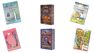 sélection de lectures feel good manga et romans fantasy à l'Antre de Mondes Compiègne