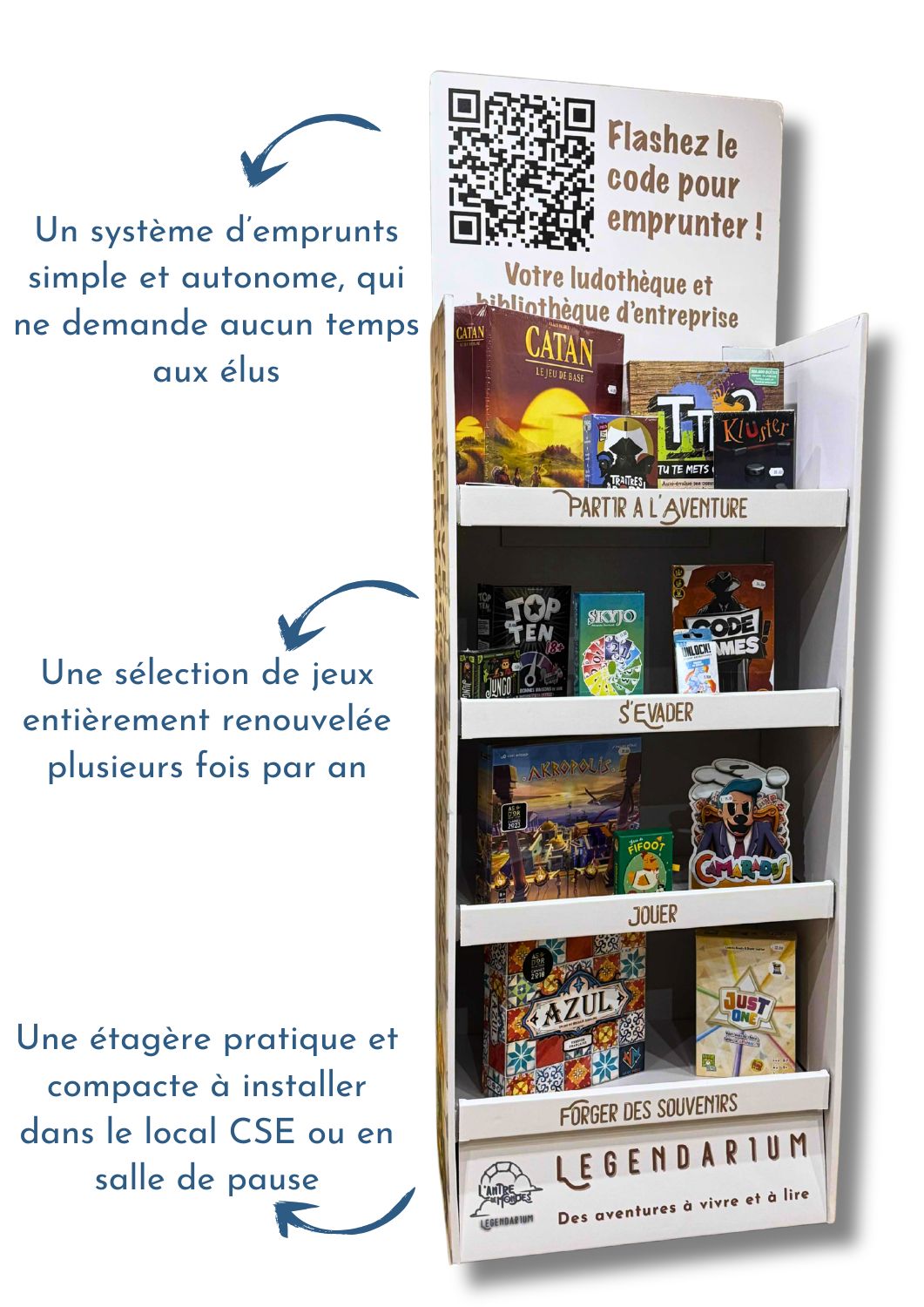 Le Legendarium, ludothèque de jeux de société en entreprise