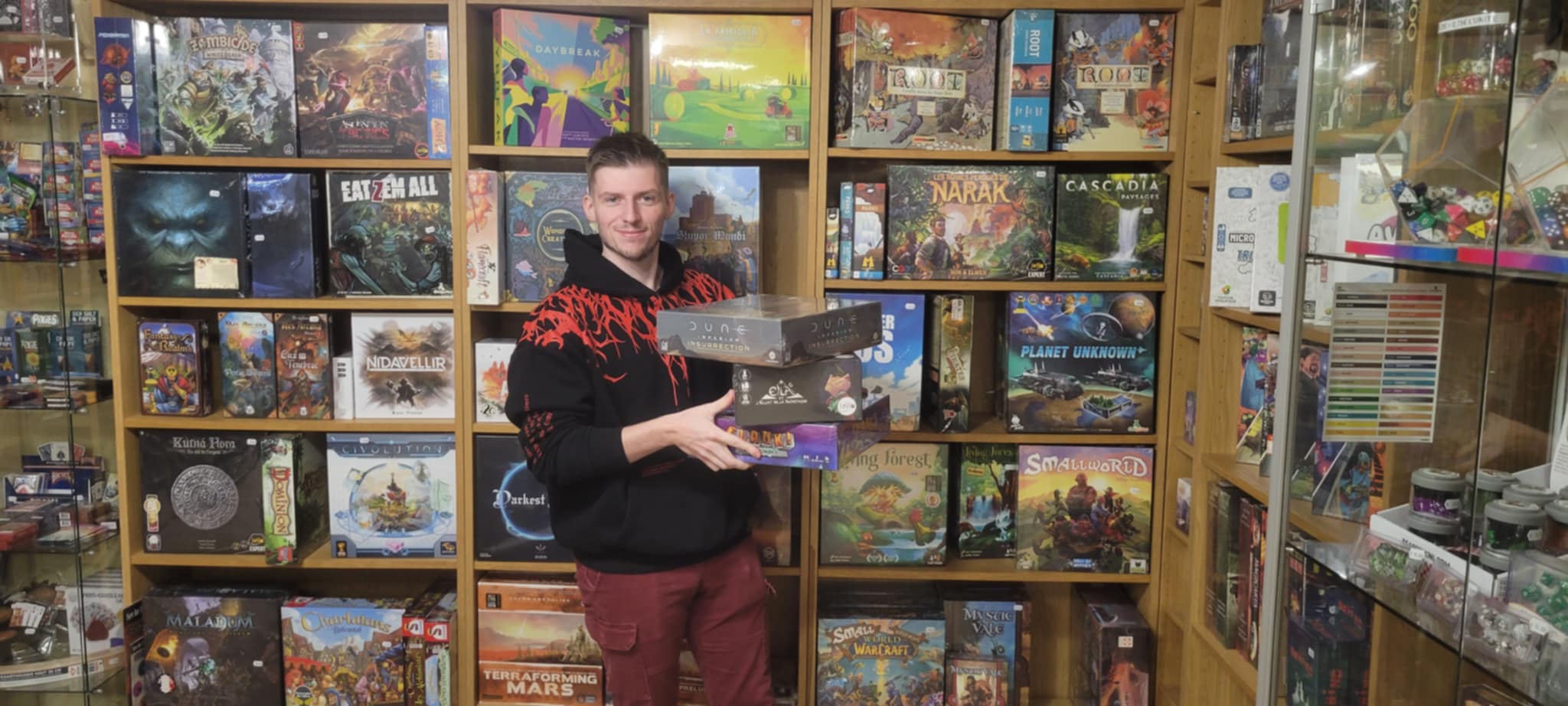 Romain, notre spécialiste de jeux de société